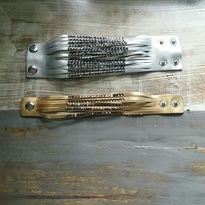 2 Rhinestone Bracelet sold separately $13 each.  Sold together $10 each